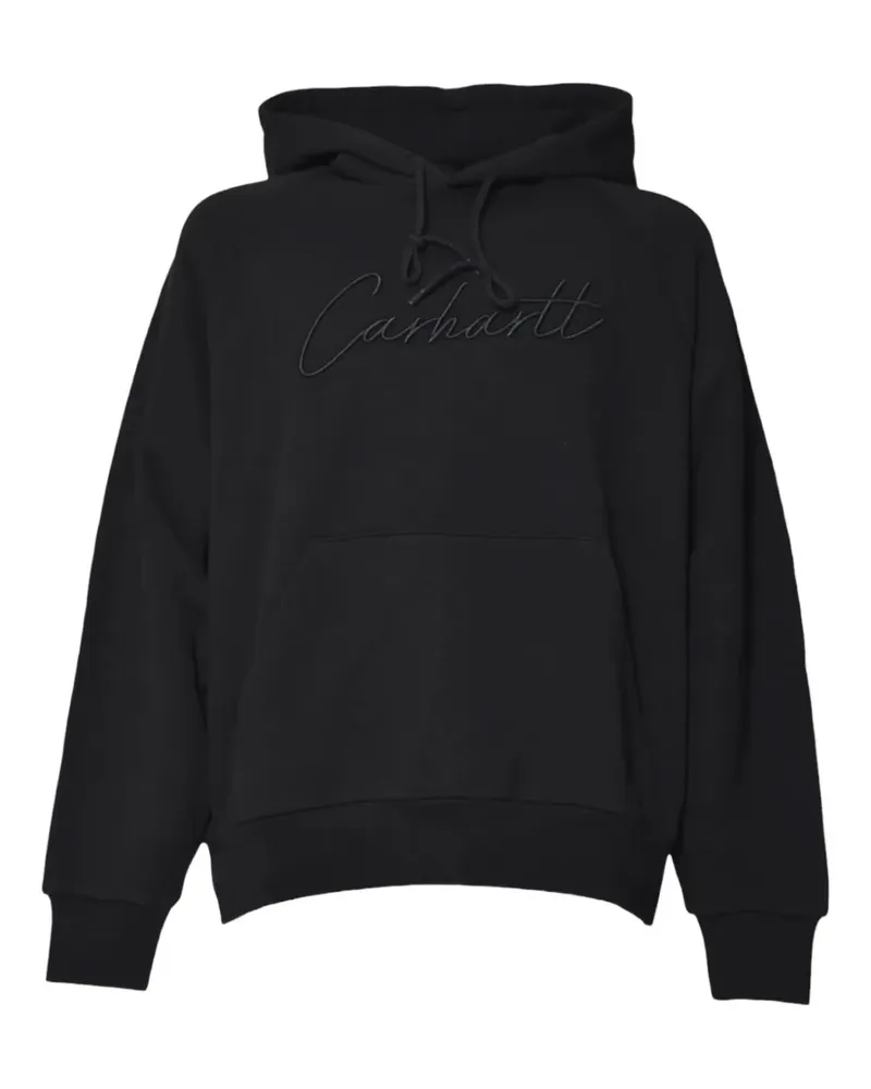Carhartt WIP embroidered-logo hoodie - Schwarz Schwarz