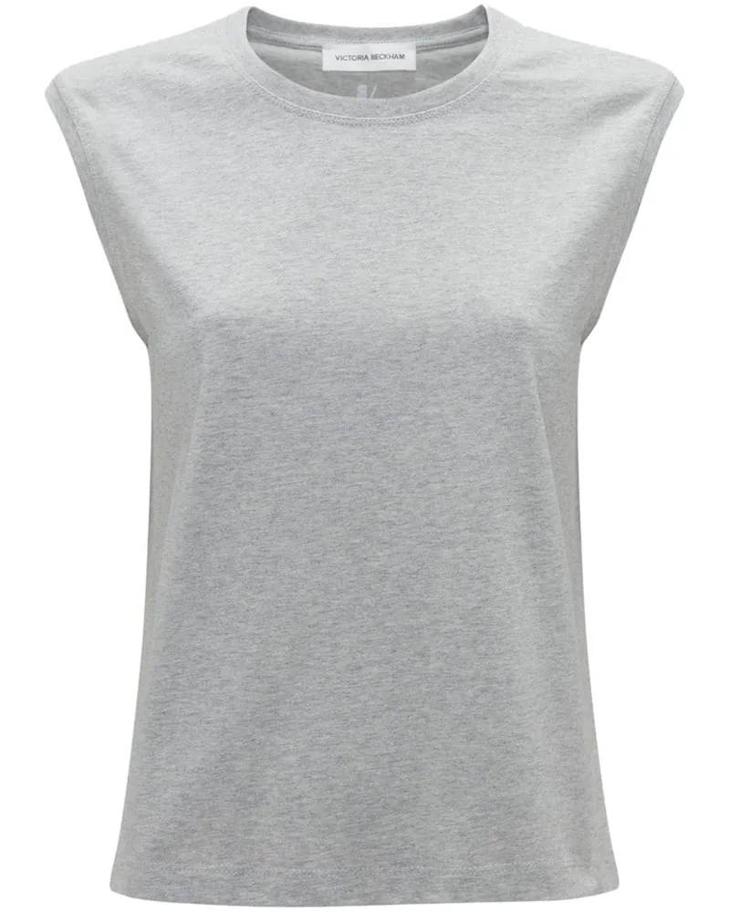 Victoria Beckham Top aus Bio-Baumwolle - Grau Grau