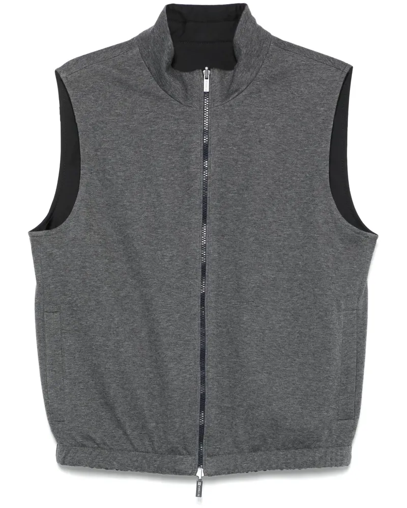 Peserico Loro Piana Gabardine-Weste - Blau Blau