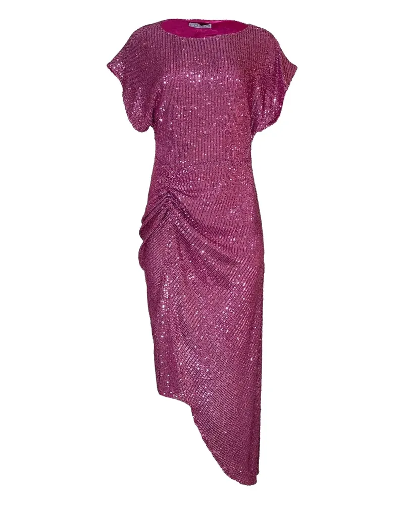 In The Mood for Love Midikleid mit Pailletten - Rosa Rosa