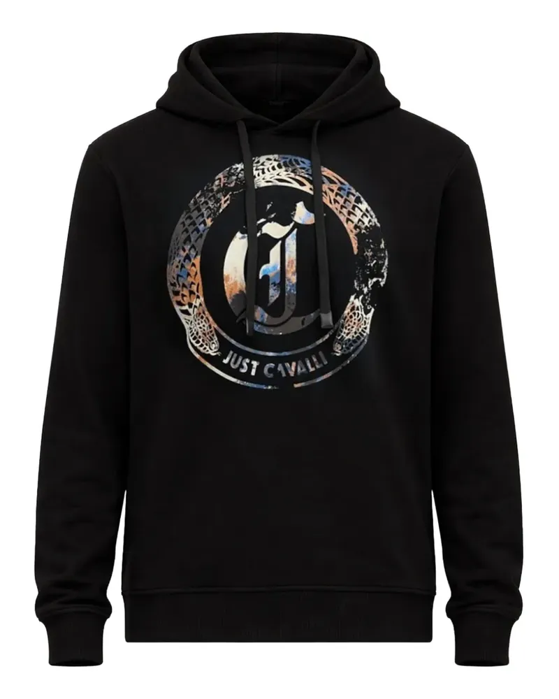 Just Cavalli graphic hoodie - Schwarz Schwarz