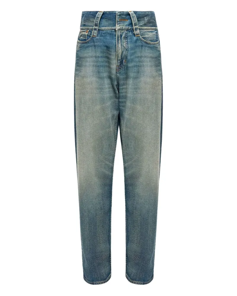 Maison Margiela Ausgeblichene Jeans - Blau Blau