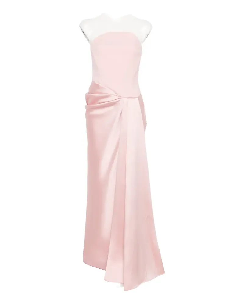 Solace London Seri strapless draped maxi dress - Rosa Rosa