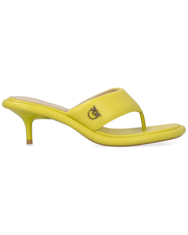 Pinko Sandalen mit Love Birds-Schild - Grün Grün