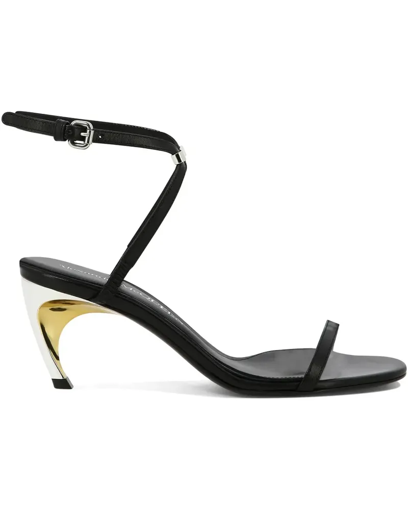 Alexander McQueen Armadillo Sandalen 65mm - Schwarz Schwarz
