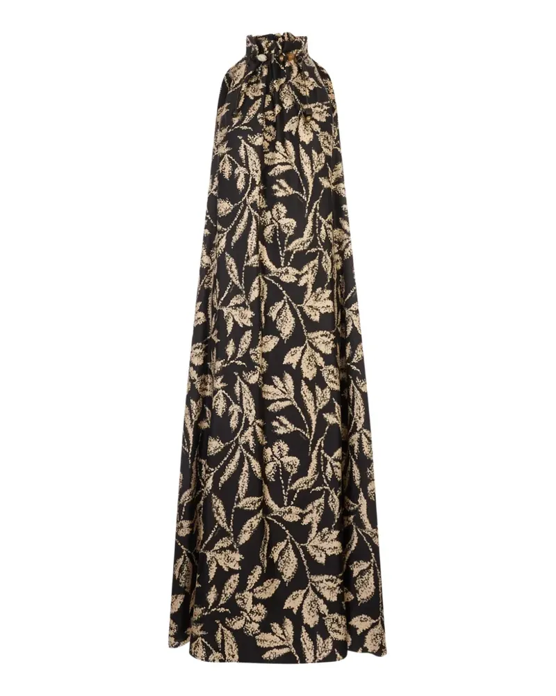 Max Mara beaded floral dress - Schwarz Schwarz