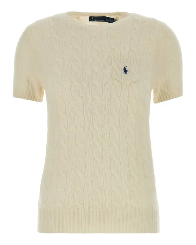Ralph Lauren Pullover mit Zopfmuster - Gelb Gelb