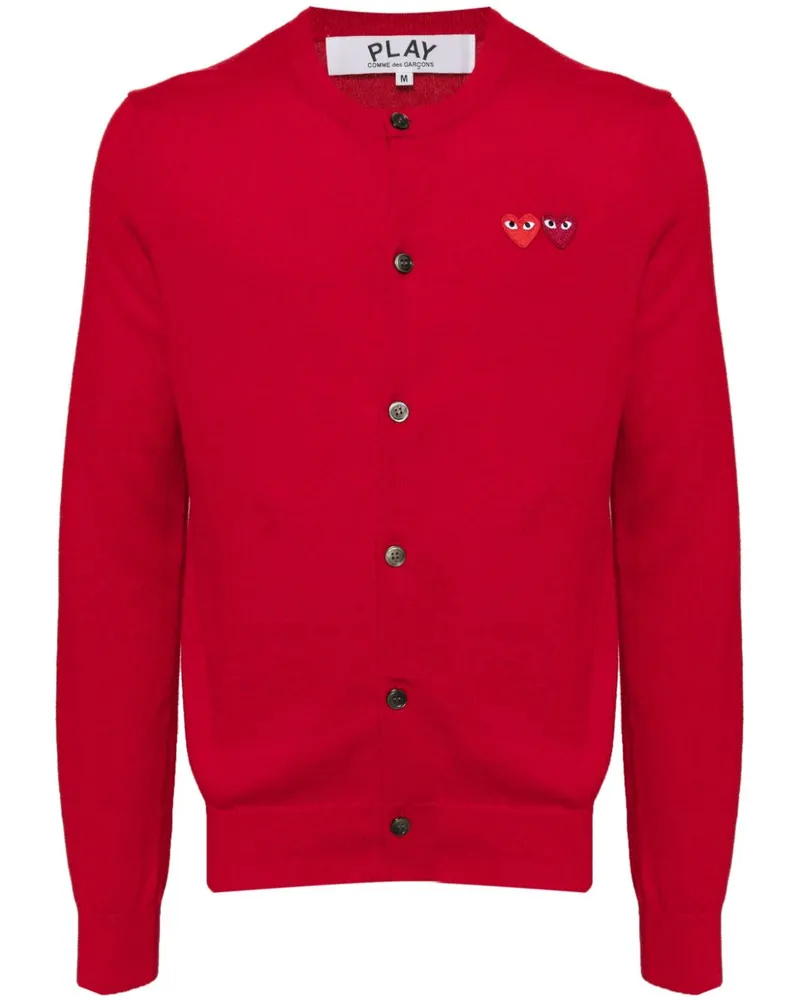 Comme des Garçons Bestickter Cardigan - Rot Rot