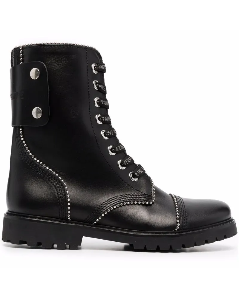 Zadig & Voltaire Stiefeletten mit Schnürung - Schwarz Schwarz