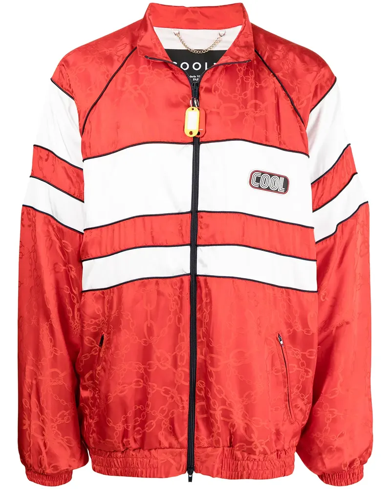 COOL T.M Gestreifte Sportjacke - Rot Rot