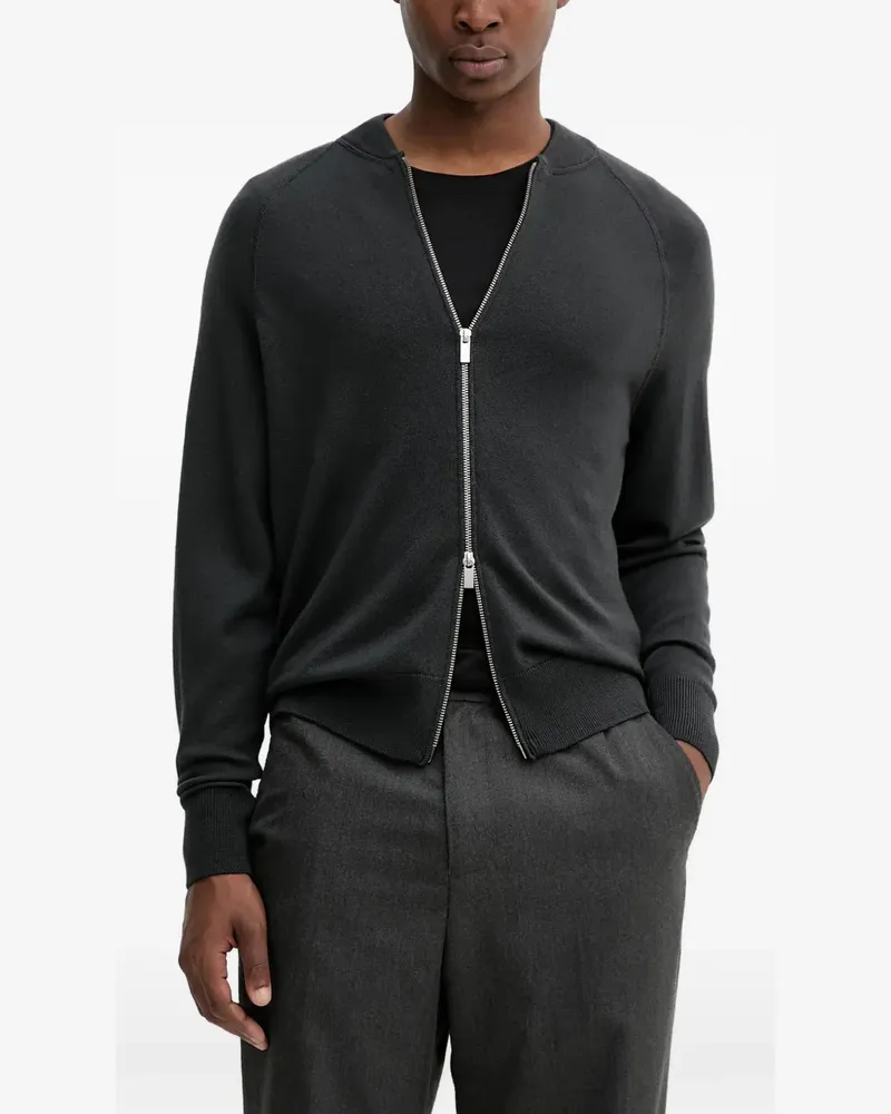 BARENA zip-up cardigan - Grau Grau