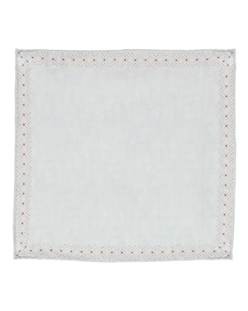 Eleventy Schal mit Polka Dots - Grau Grau