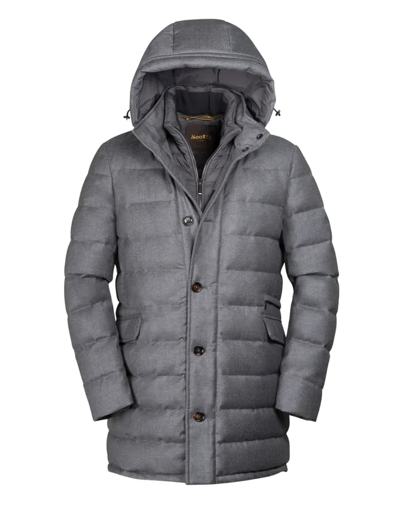MOORER Calandri padded jacket - Grau Grau