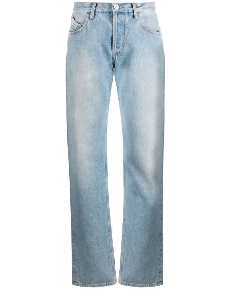 ATTICO Jeans mit geradem Bein Blau