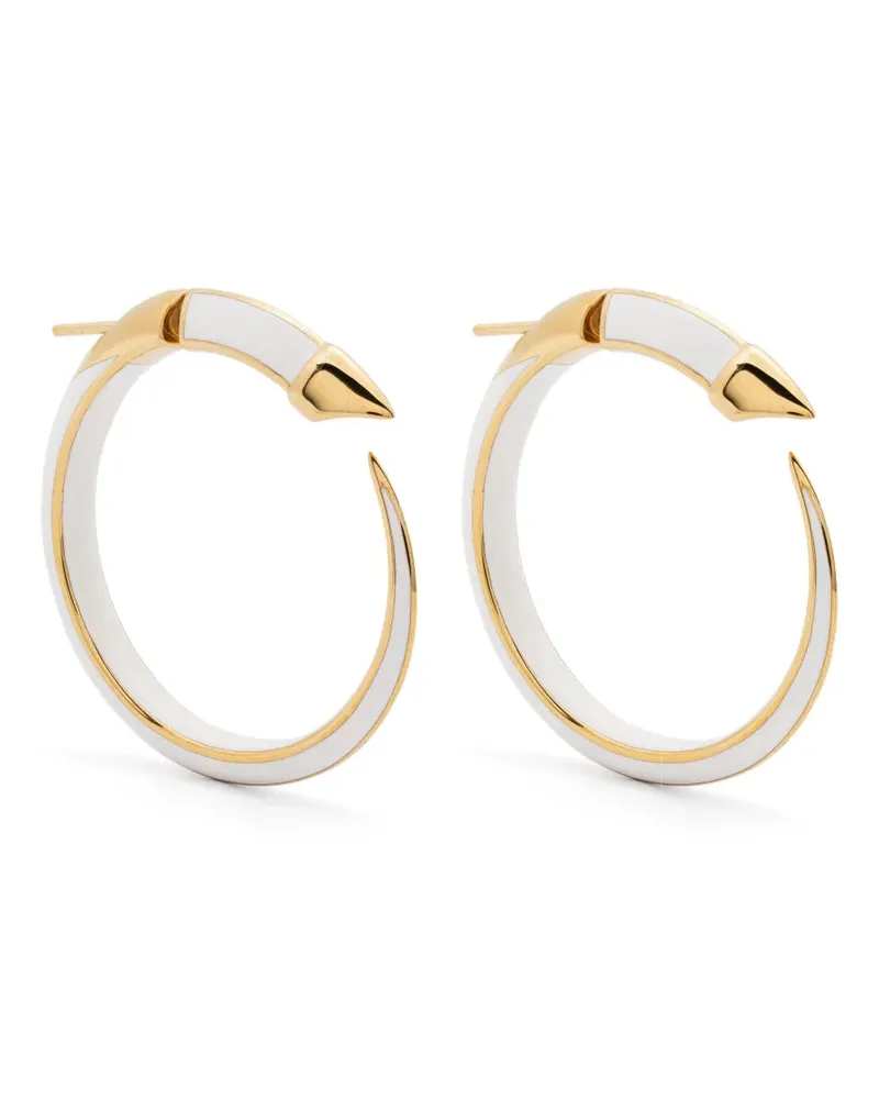 Shaun Leane sterling silver Sabre Solis hoop earrings - Gold Gold