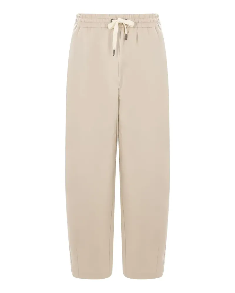 Brunello Cucinelli drawstring-fastening trousers - Nude Nude