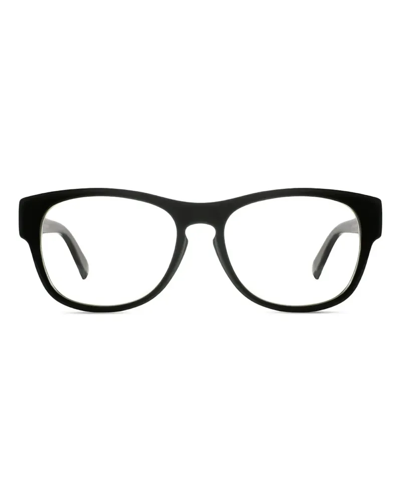 Gucci Brille mit rundem Gestell - Schwarz Schwarz