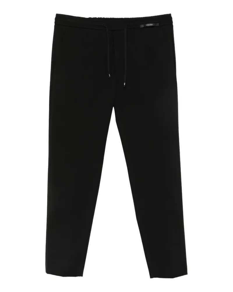 MICHAEL COAL drawstring-waist track pants - Schwarz Schwarz
