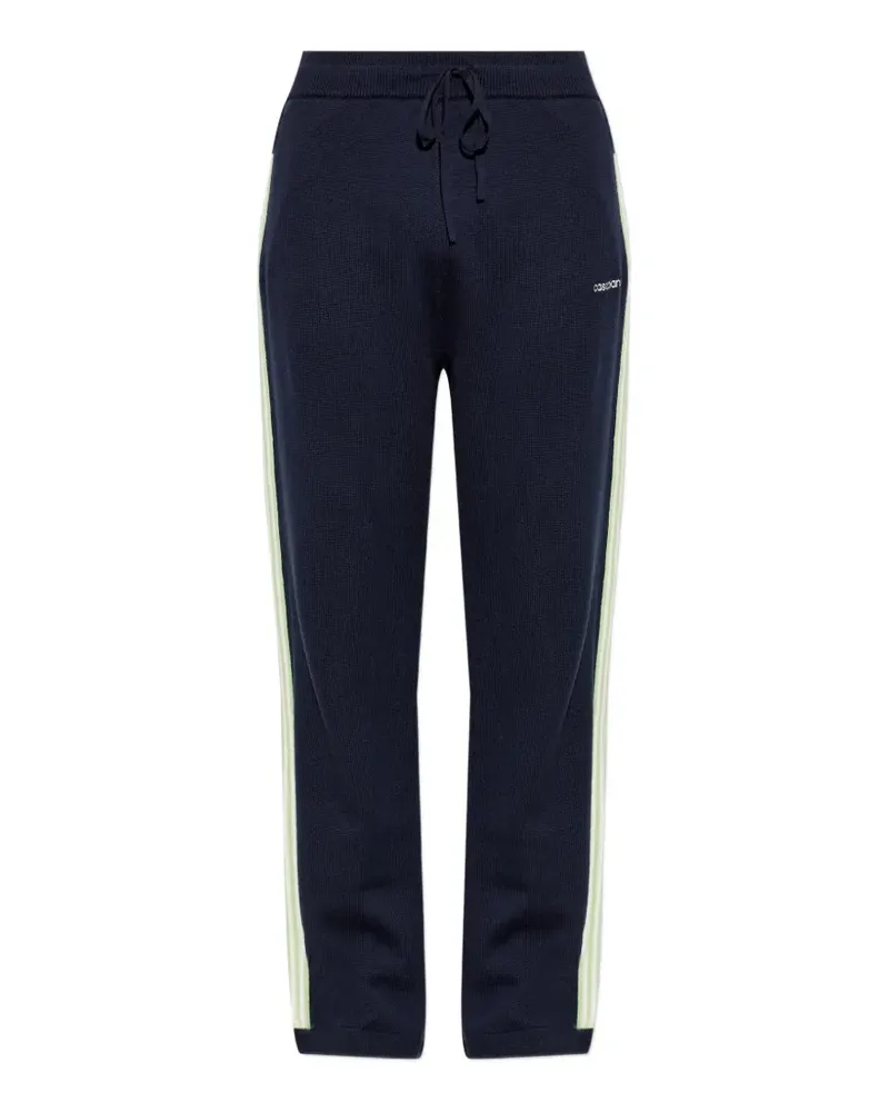 Casablanca Paris side-stripe track pants - Blau Blau