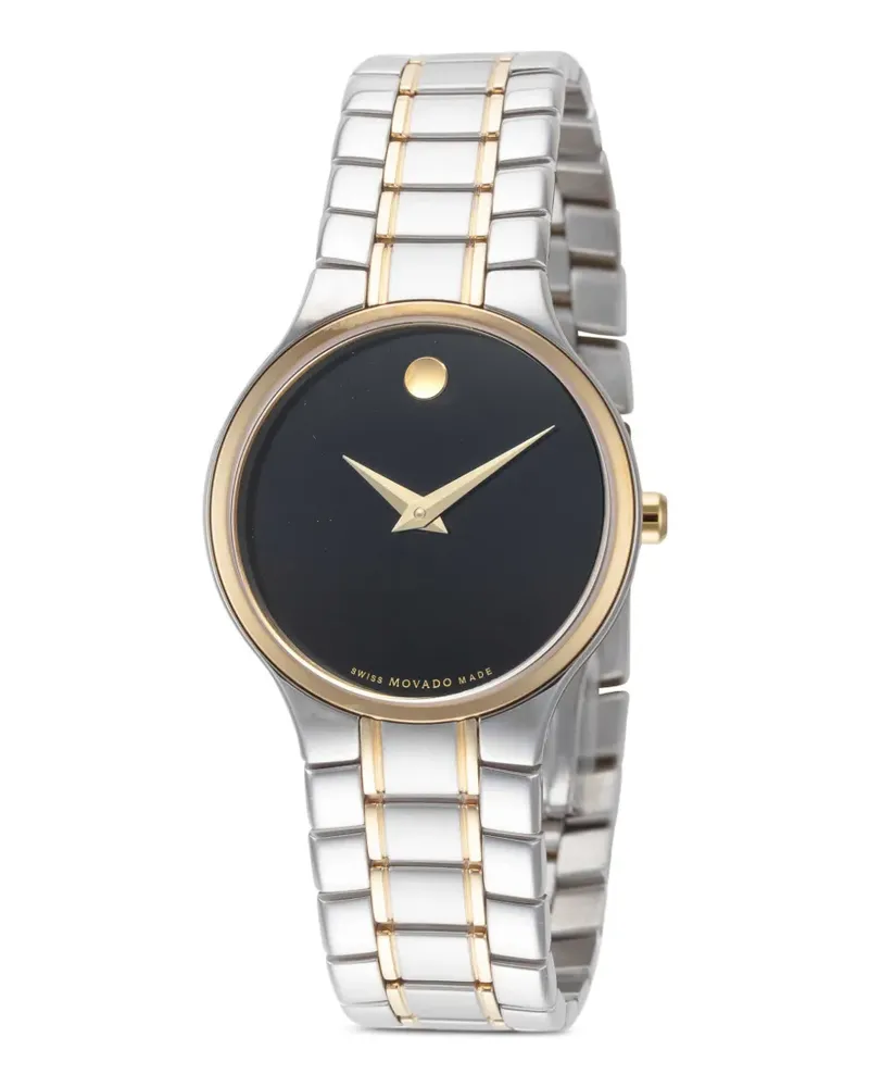 Movado Serio Armbanduhr 26mm - Schwarz Schwarz