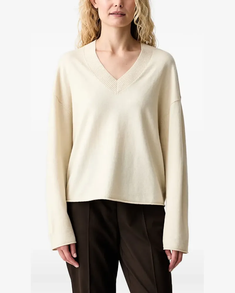 Marc O'Polo Pullover mit V-Ausschnitt - Nude Nude
