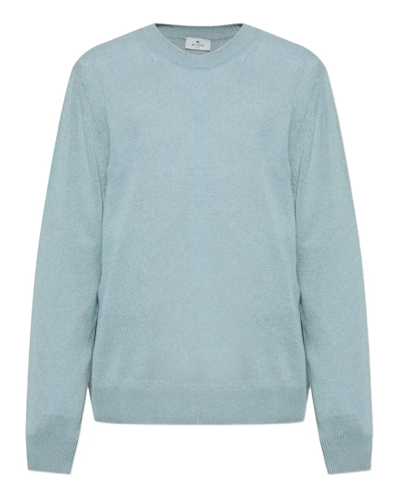 Etro Klassischer Kaschmirpullover - Blau Blau