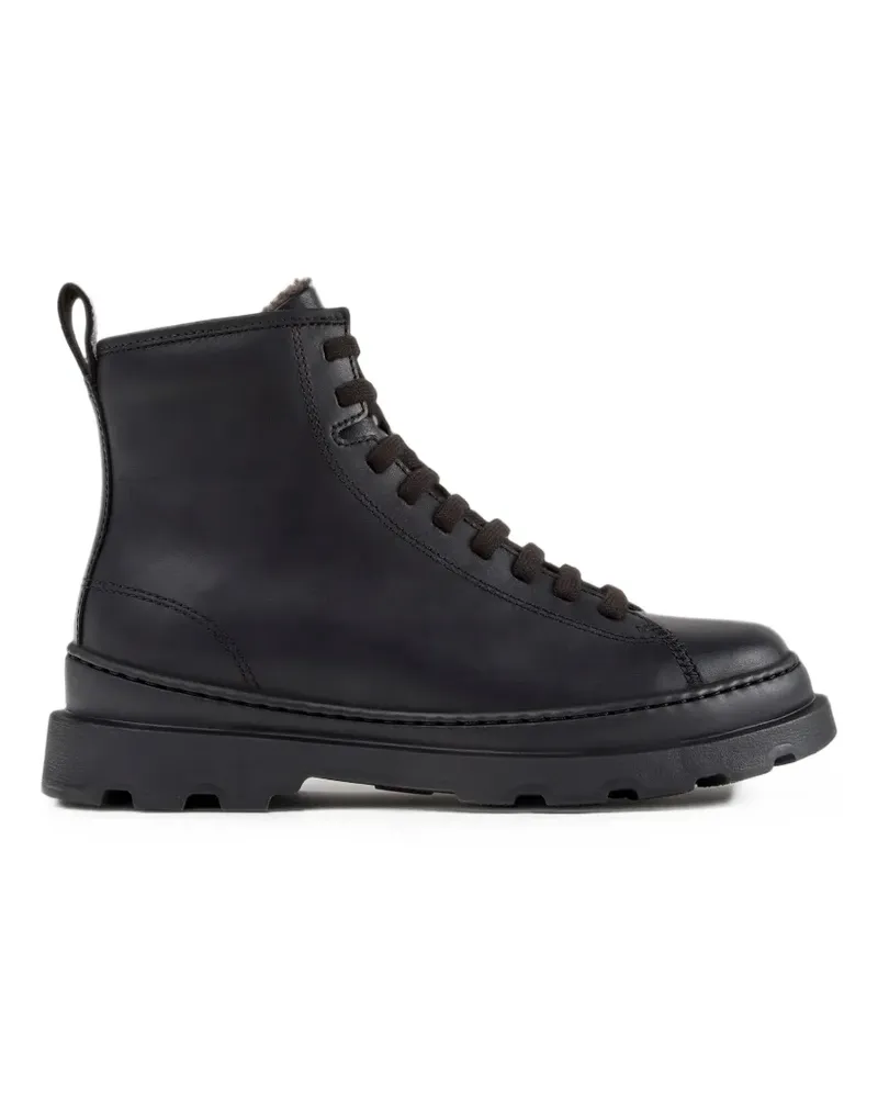 Camper Brutus Schnürstiefel - Schwarz Schwarz