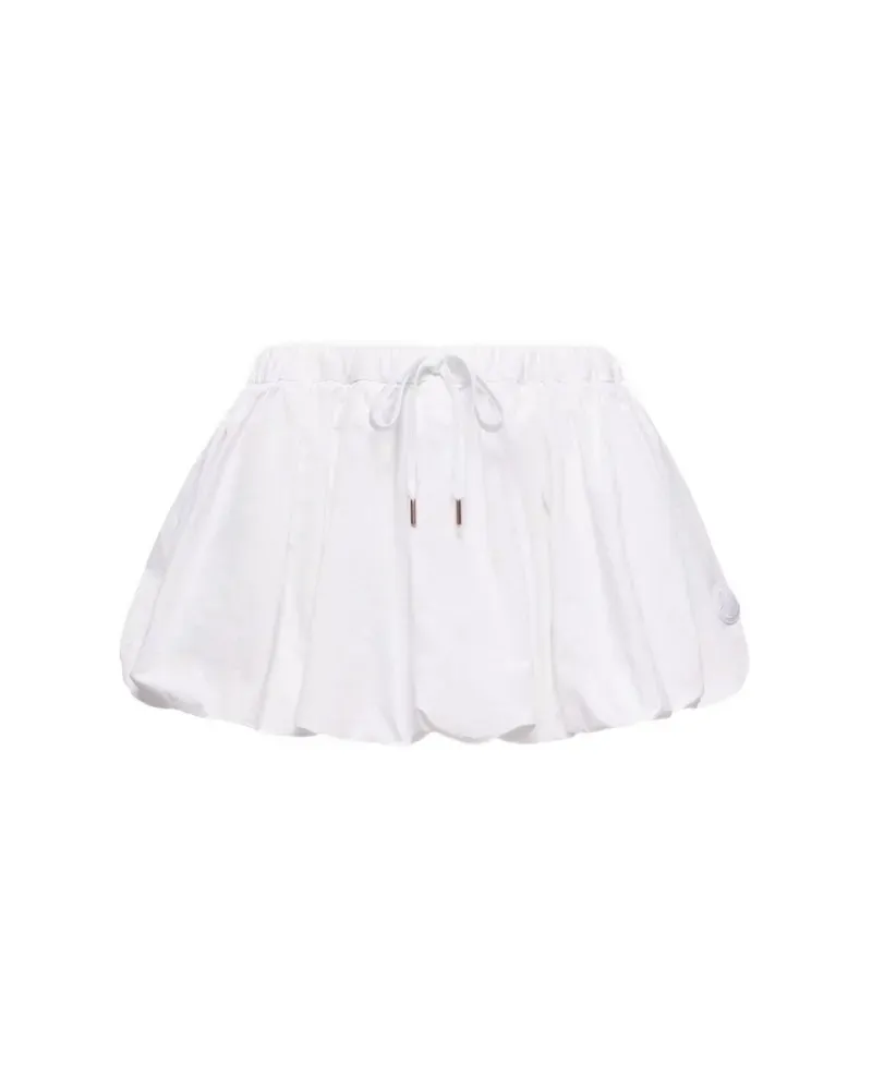 Moncler drawstring bubble mini skirt - Weiß Weiß