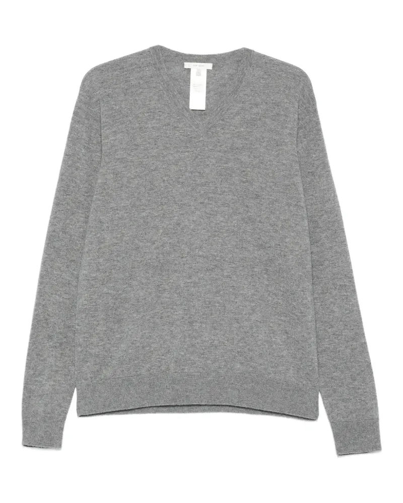 The Row Nian Oberteil mit V-Ausschnitt - Grau Grau