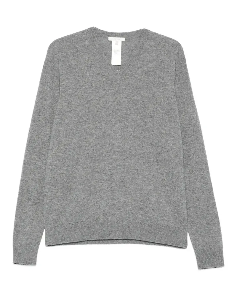 The Row Nian Oberteil mit V-Ausschnitt - Grau Grau