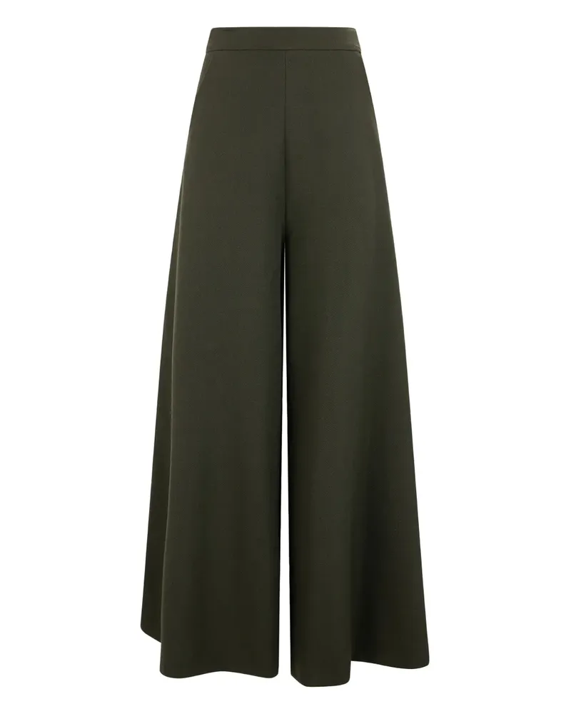 Roberto Cavalli wool palazzo pants - Grün Grün