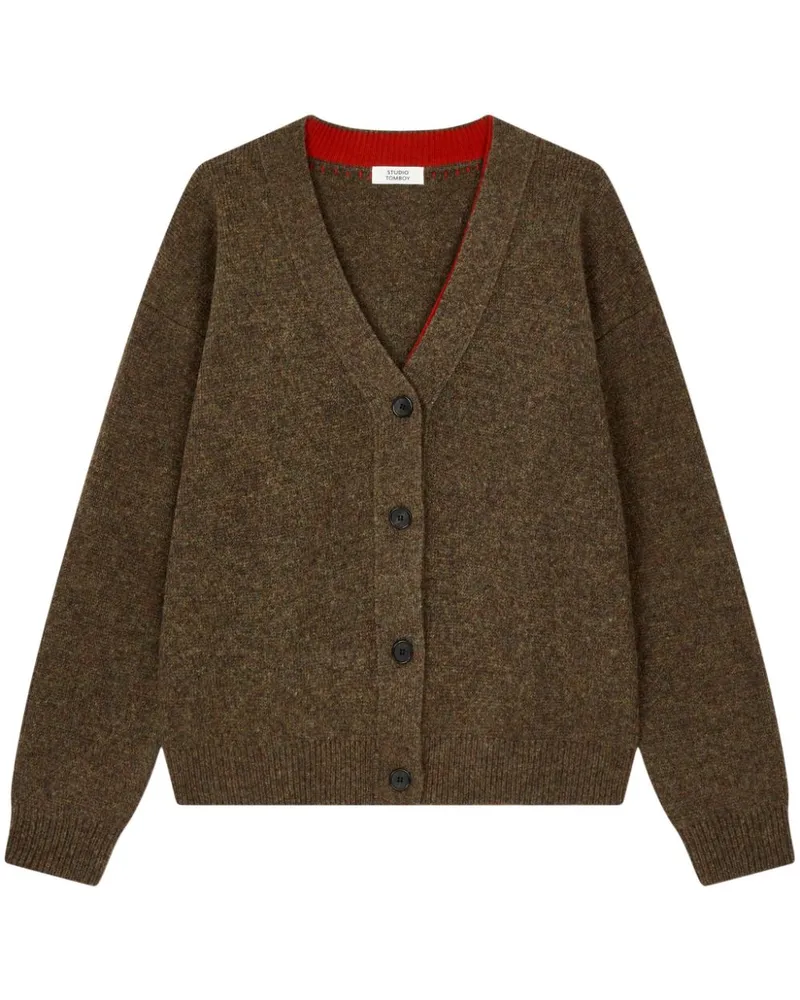 STUDIO TOMBOY Cardigan aus Wolle - Braun Braun