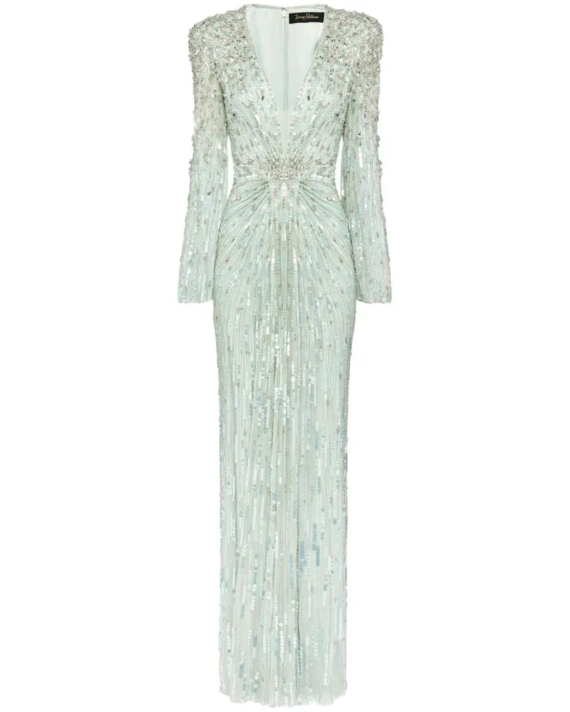 Jenny Packham Tana Abendkleid - Grün Grün