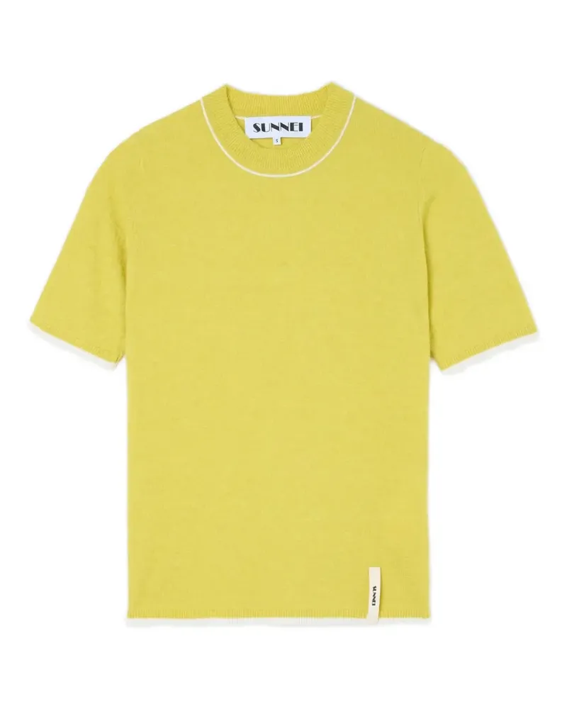 SUNNEI short-sleeve knit T-shirt - Gelb Gelb