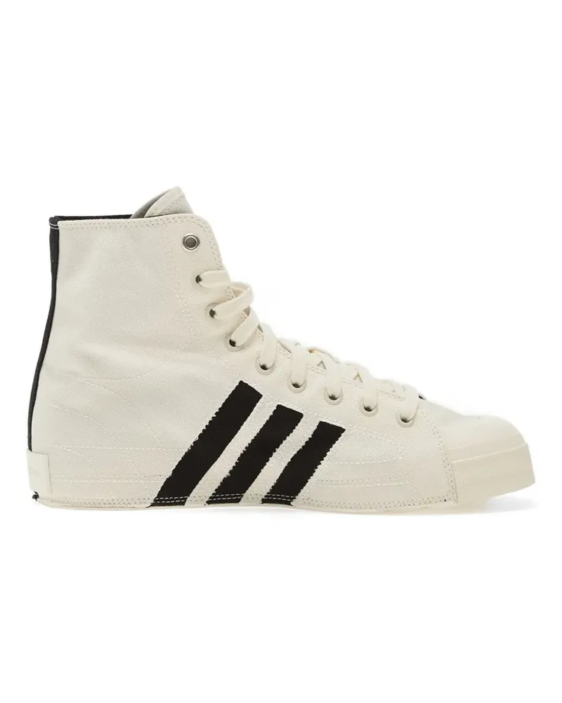 Y-3 Nizza Hi 3-Stripes Sneakers - Nude Nude