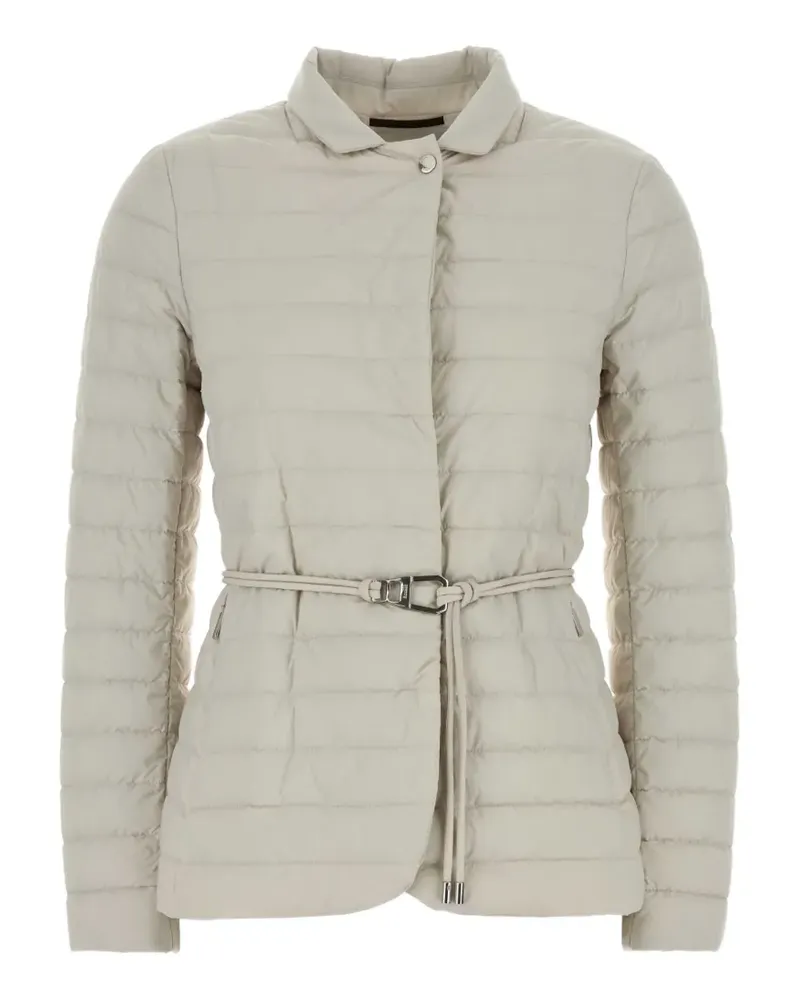 MOORER belted jacket - Nude Nude