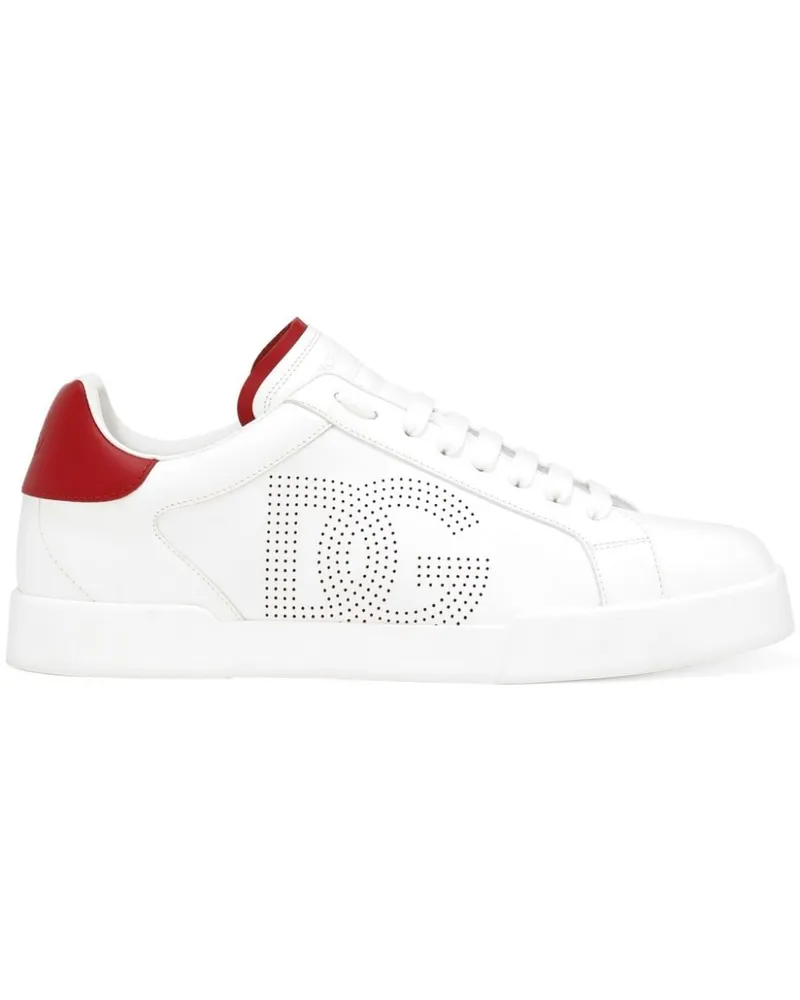 Dolce & Gabbana Portofino Sneakers - Weiß Weiß