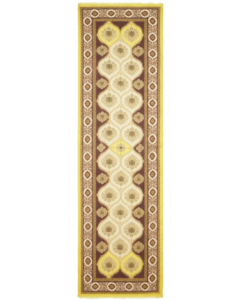 Etro Seidenschal mit grafischem Print - Braun Braun