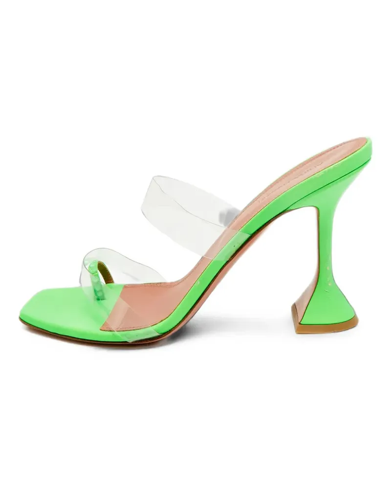 Amina Muaddi Sami transparent sandals - Grün Grün