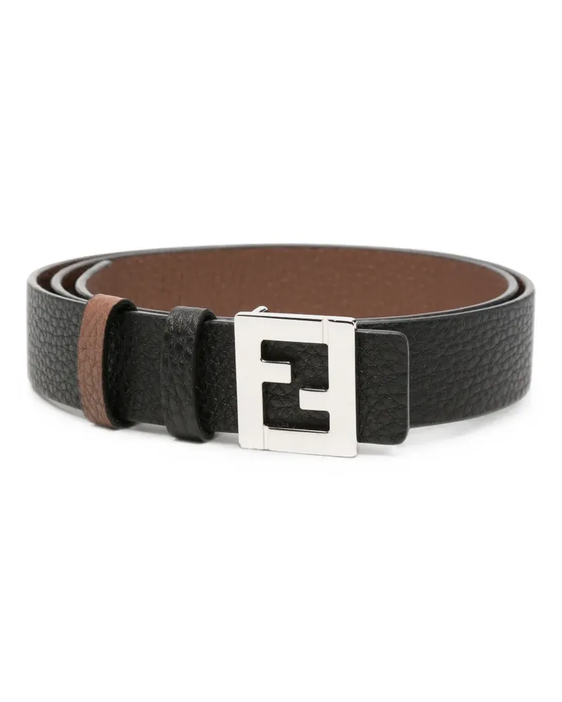 Fendi Gürtel mit FF-Schnalle - Braun Braun