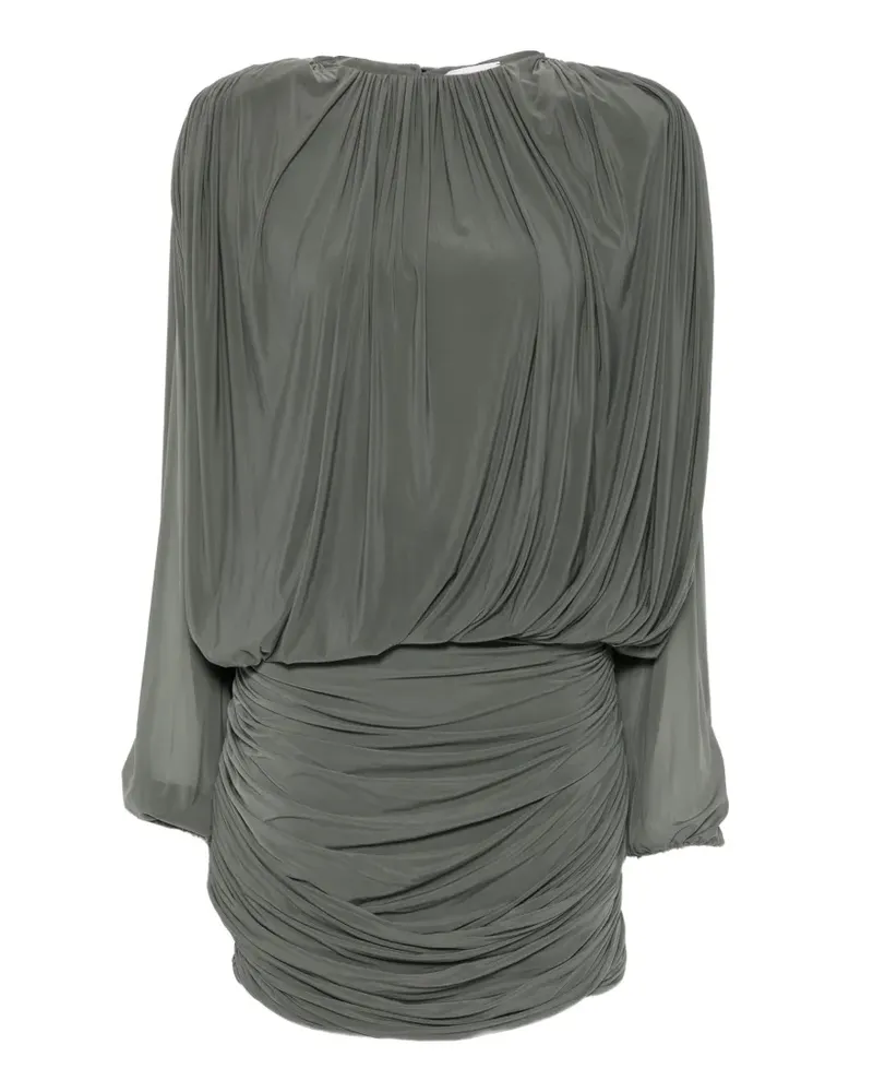 Magda Butrym Gerafftes Minikleid - Grau Grau