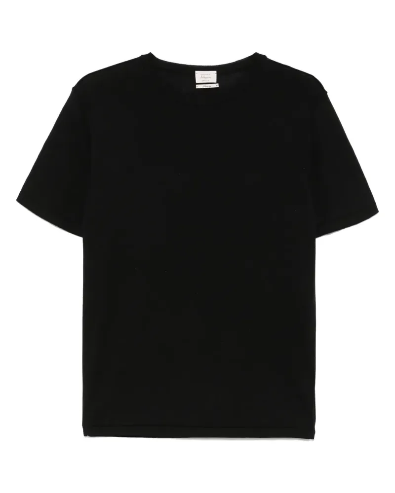 Daniele Fiesoli T-Shirt aus Seide - Schwarz Schwarz