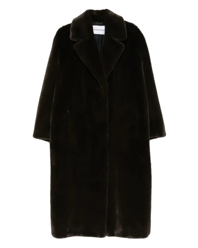 STAND Mantel mit Kragen - Braun Braun