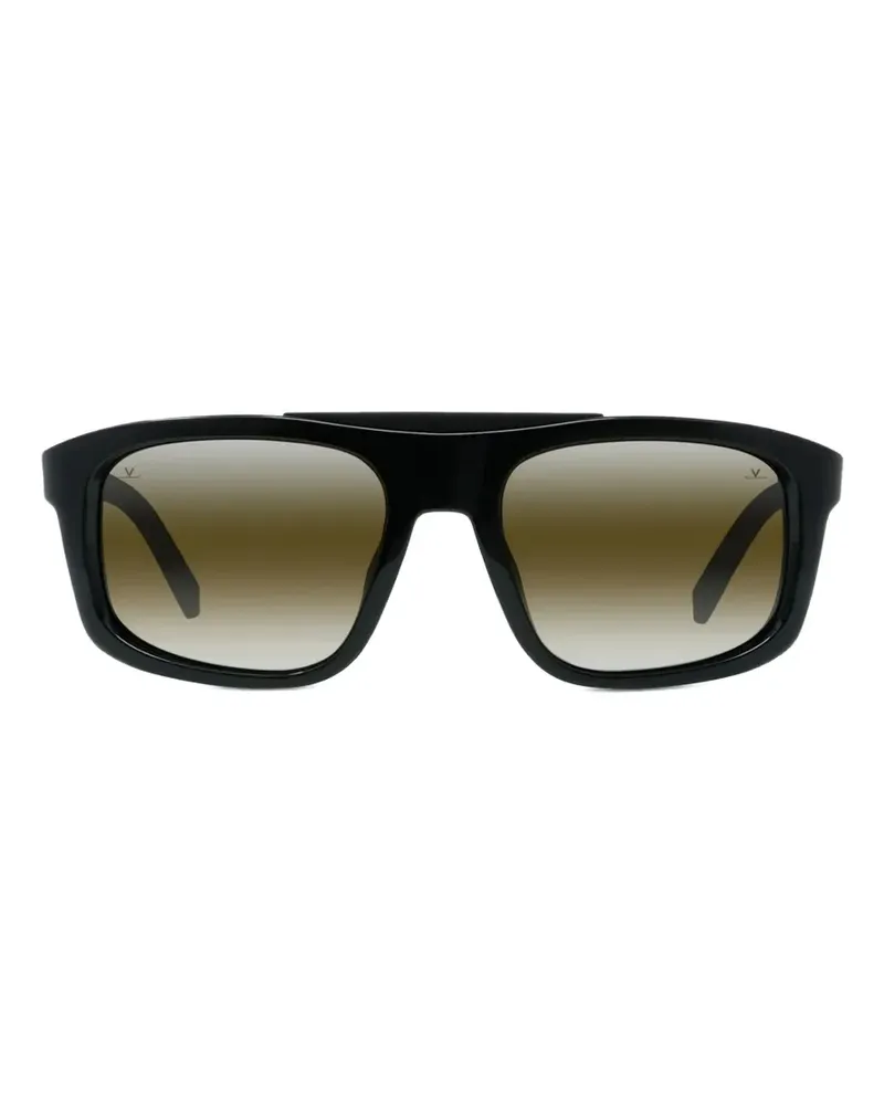 Vuarnet Altitude Sonnenbrille mit eckigem Gestell - Schwarz Schwarz