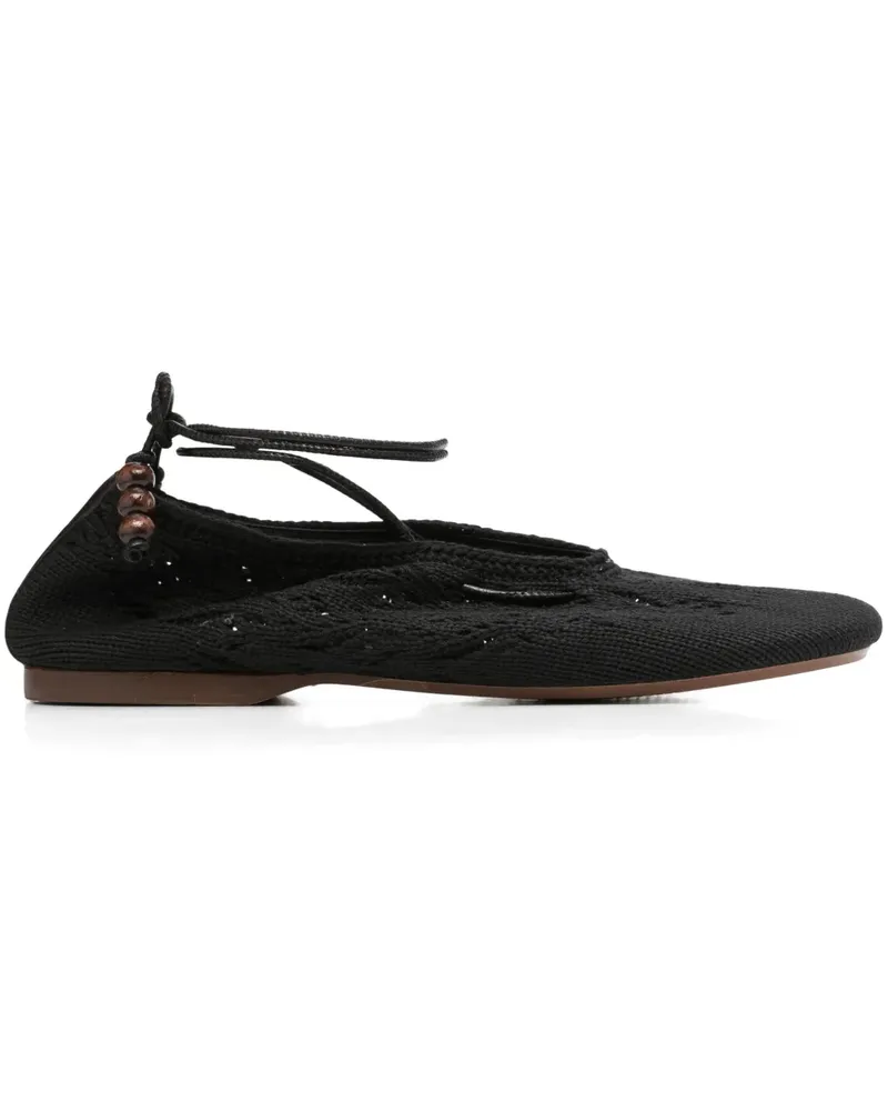 Alohas Rosemary Ballerinas - Schwarz Schwarz