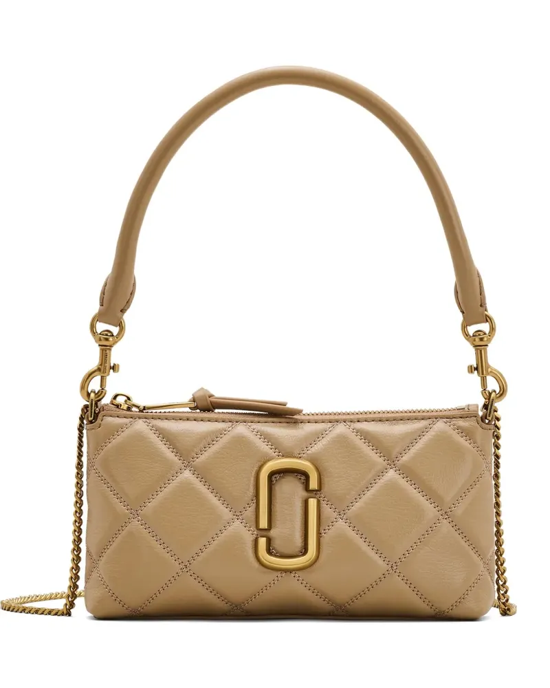 Marc Jacobs Gesteppte The Pochette Schultertasche - Nude Nude
