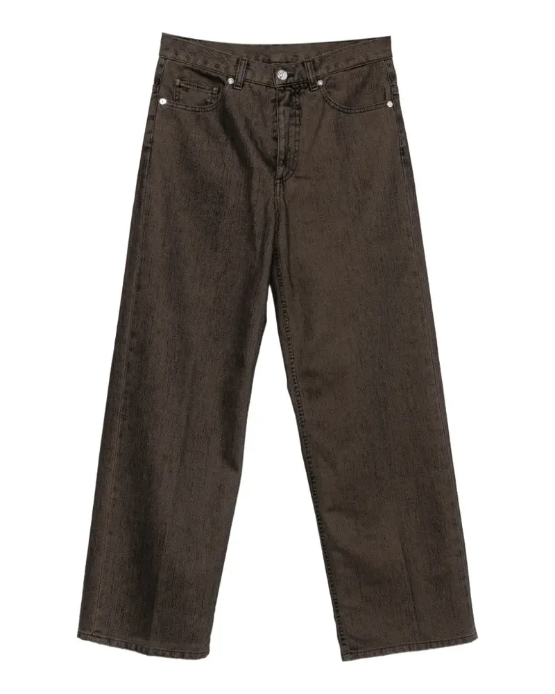 nine:inthe:morning Elsa Wide-Leg-Jeans - Braun Braun