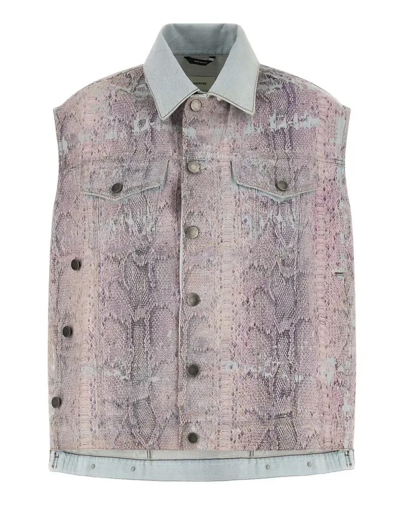 Haikure Janette denim vest - Violett Violett