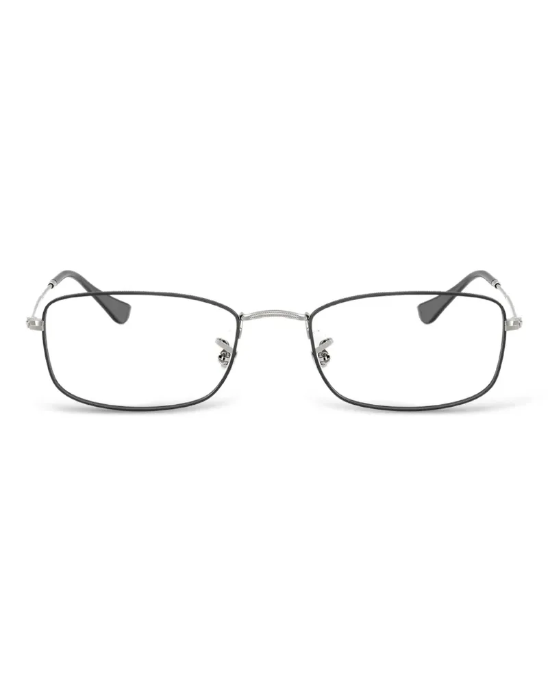 Ray Ban Brille mit eckigem Gestell - Schwarz Schwarz
