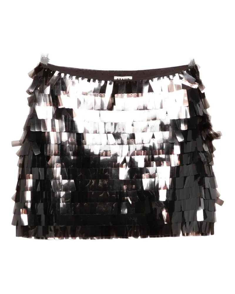 STAUD Max sequin-embellished mini skirt - Braun Braun